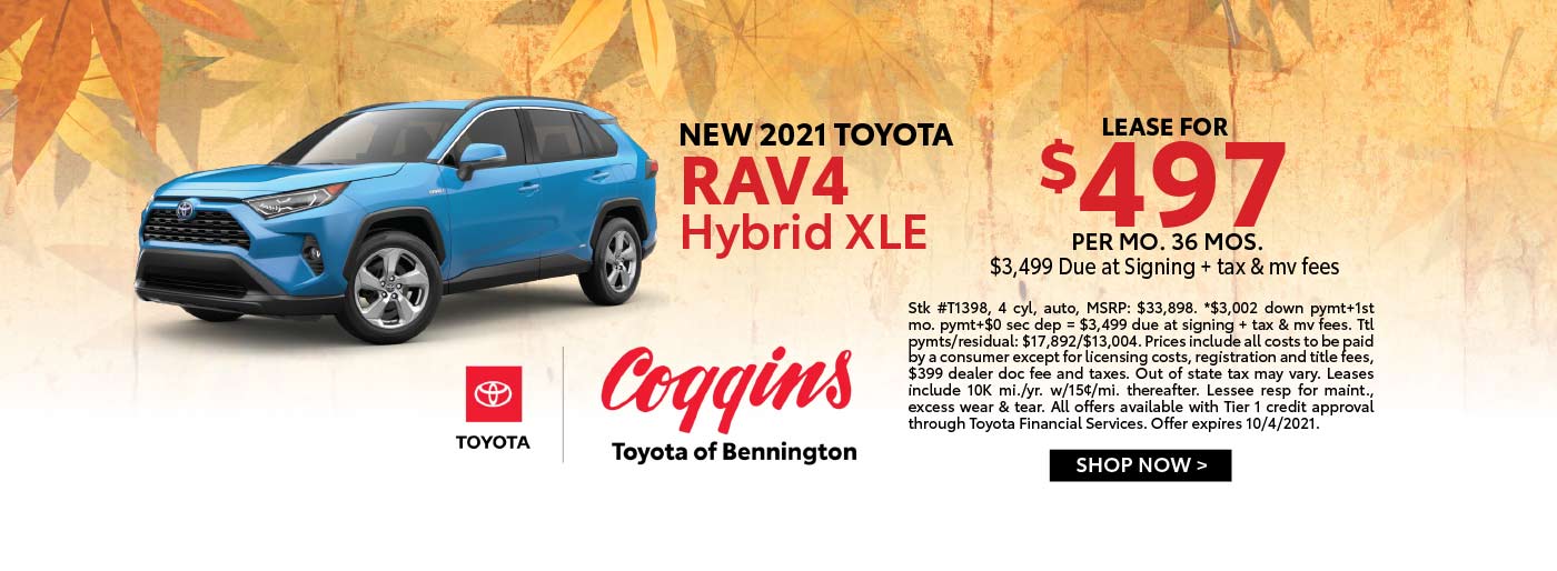 Coggins Toyota RAV4 Offer Sept