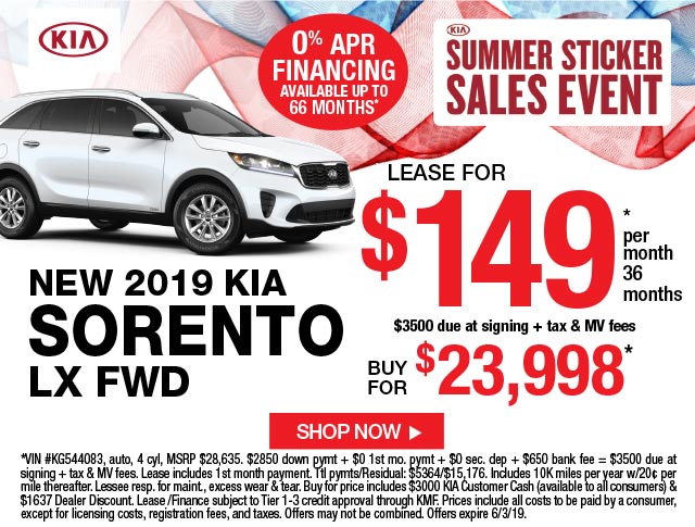 New 2019 Kia Sorento Lease Special Offer Colman Kia Ewing NJ s.jpg
