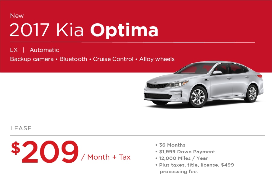 Kia Optima Special Offer