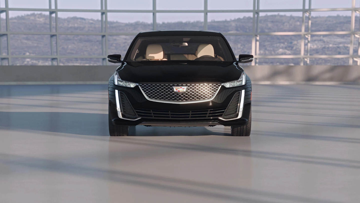 2023 Cadillac CT5 parked in a show room