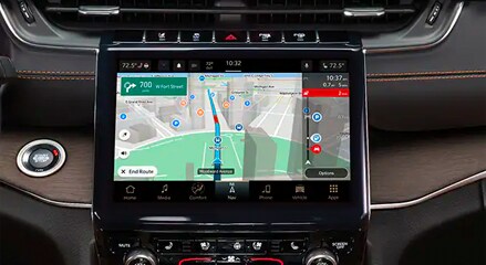 uconnect 10 1-inch touchscreen