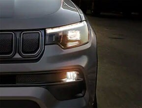 restyled led headlamps and fog lamps