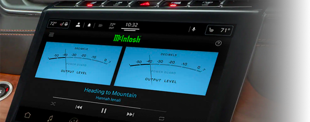 premium mcintosh sound system with 19 speakers