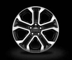 18-inch aluminum diamond cut with gloss black