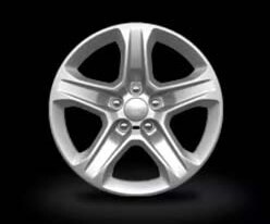 17-inch aluminum painted fine silver