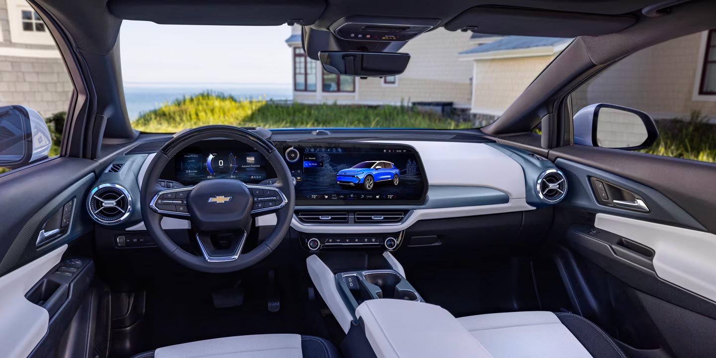 2025 Chevy Equinox EV interior 2025 Chevy Equinox EV interior