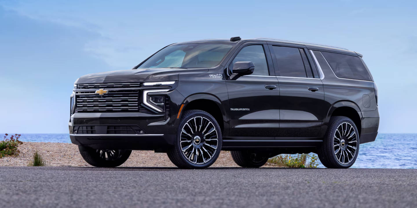 2025 Chevy Suburban parked