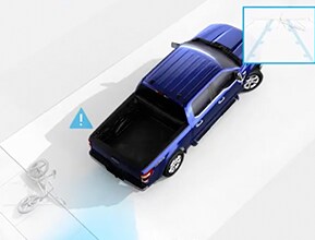 rear view camera with dynamic hitch assist