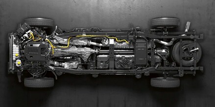 fully boxed high-strength steel frame