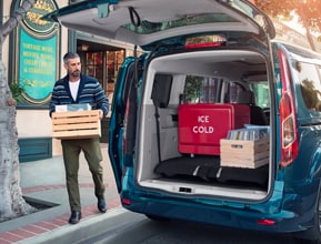 swing-out rear cargo doors or liftgate