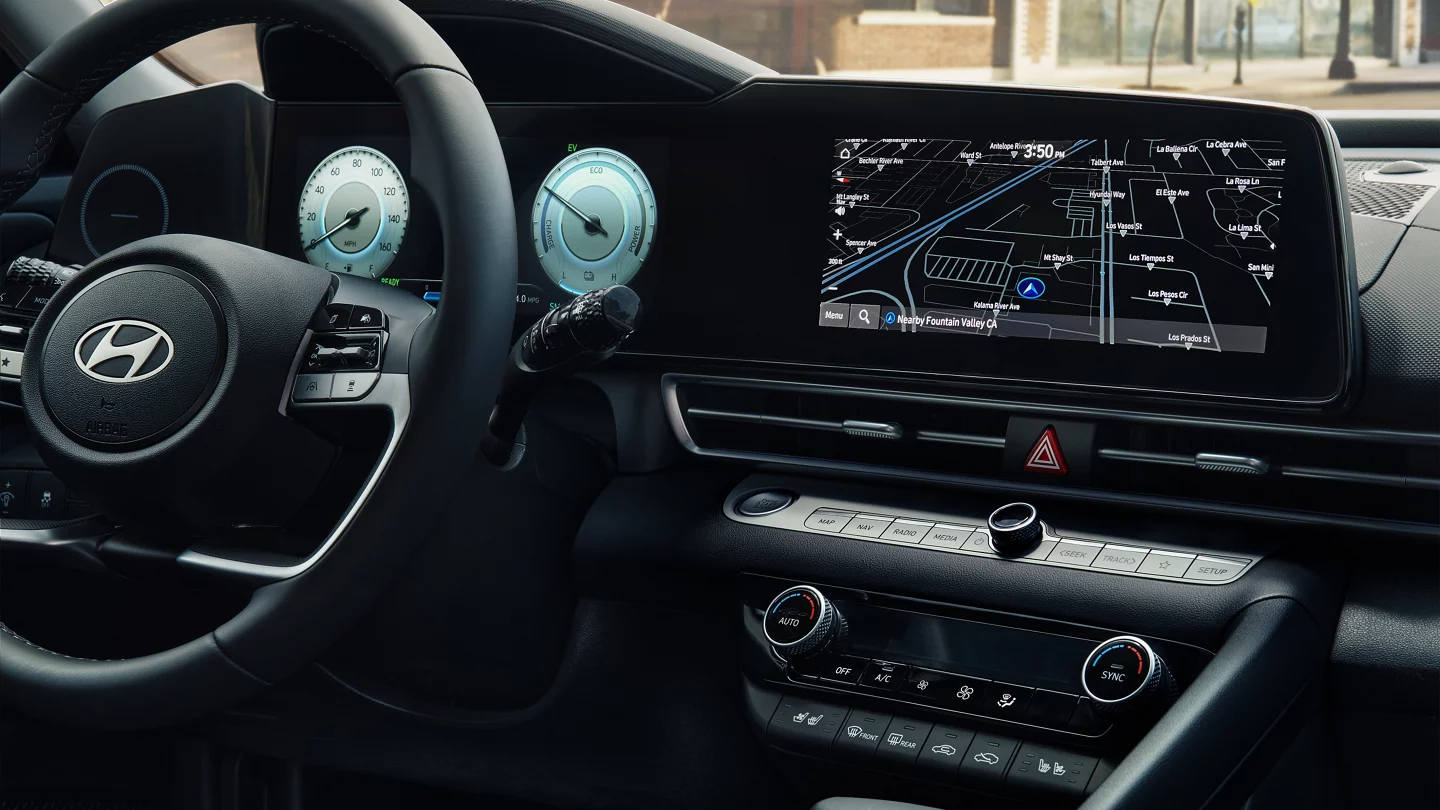 2025 Hyundai Elantra Hybrid interior