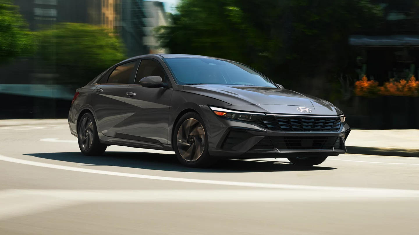 2025 Hyundai Elantra Hybrid driving
