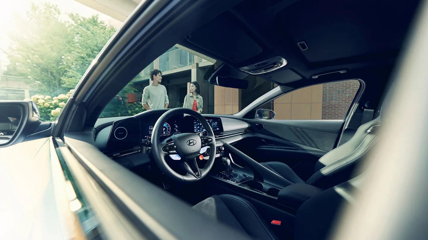 2025 Hyundai Elantra N interior
