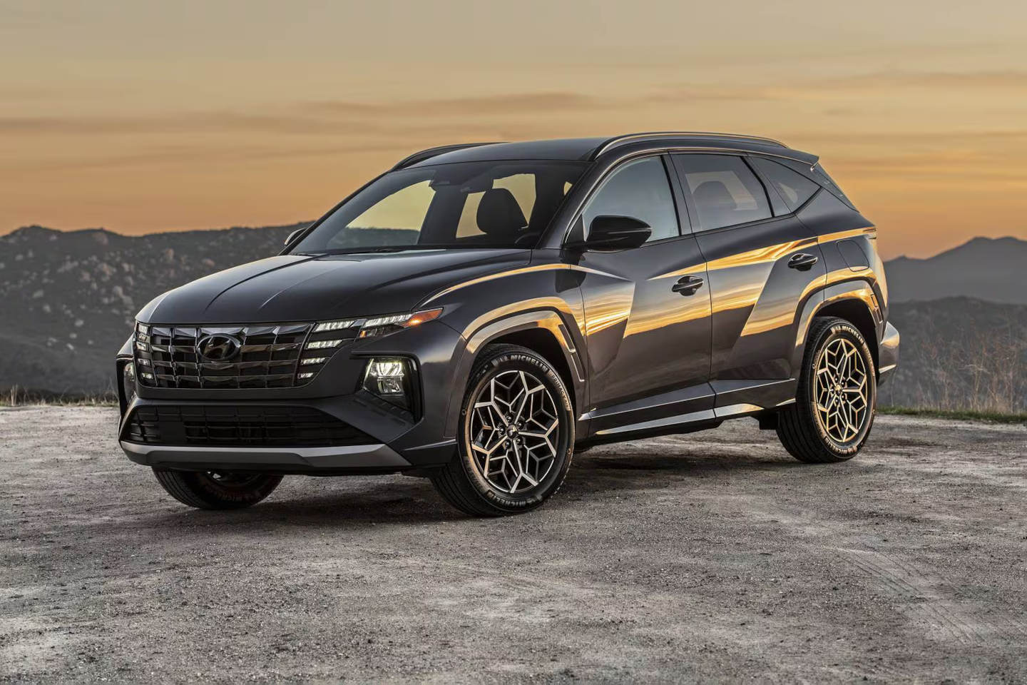 2023 Hyundai Tucson parked