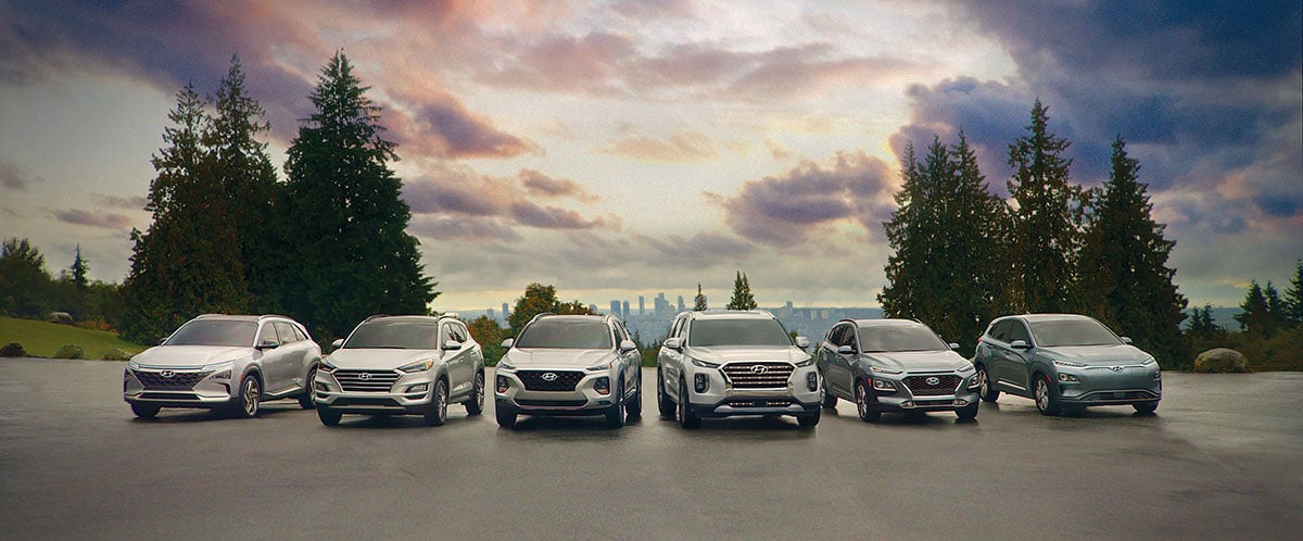 Hyundai lineup of models