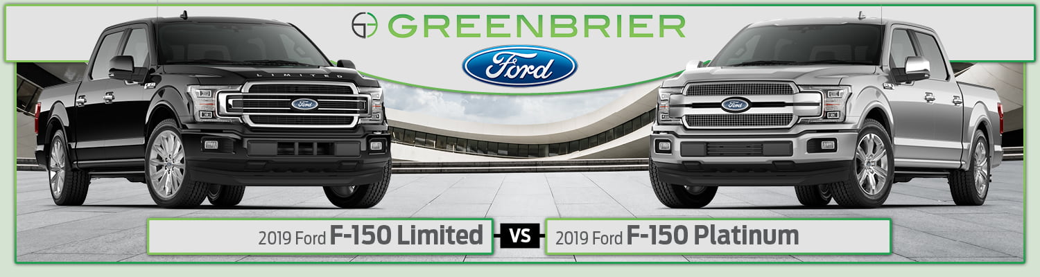 2019 Ford F-150 Platinum vs. Limited 2019 Ford F-150 Platinum vs. Limited
