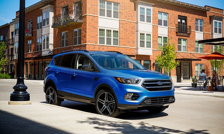 Blue 2019 Ford Escape SEL Exterior View Outside 2019 Ford Escape SEL