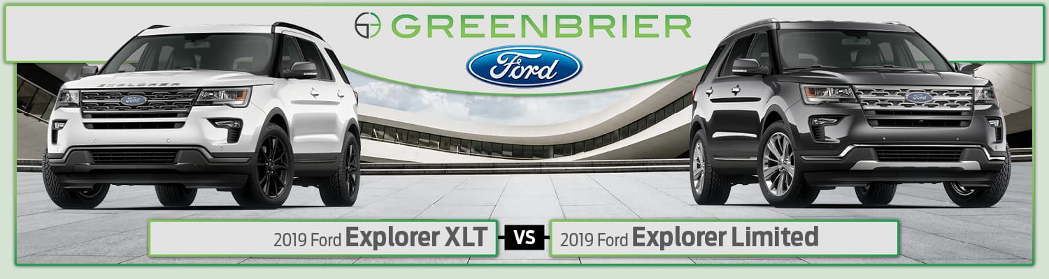 2019 Ford Explorer XLT vs. Limited 2019 Ford Explorer XLT vs. Limited