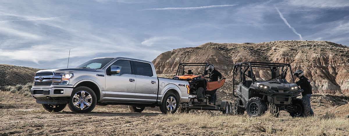2019 Ford F-150 towing a dune buggy 2019 Ford F-150 towing a dune buggy