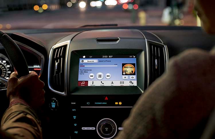 2019 Ford Edge Technology Panel playing music 2019 Ford Edge Technology Panel playing music