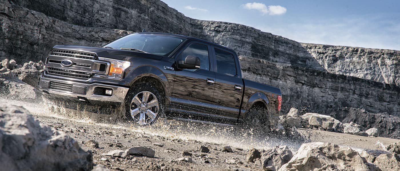 2019 Ford F-150 2019 Ford F-150 driving on rocks