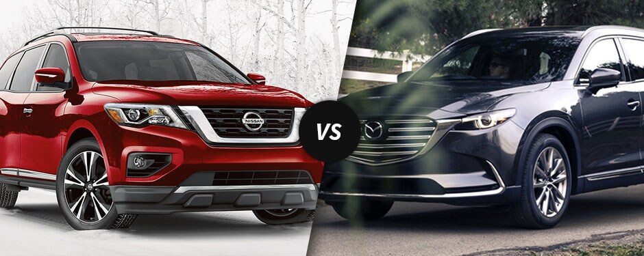 Comparison: 2018 Nissan Pathfinder vs 2017 Mazda CX-9