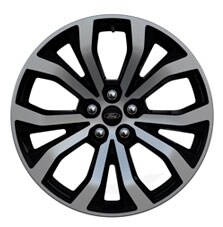 20 Ebony-Painted Machined Aluminum Standard on ST-Line