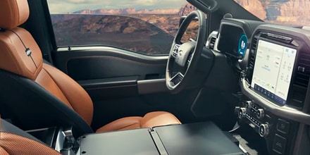 fold open the work surface