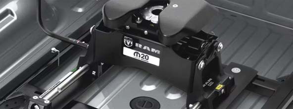 integrated towing hardware