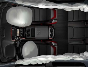 six standard airbags