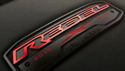 one-of-a-kind center console badge