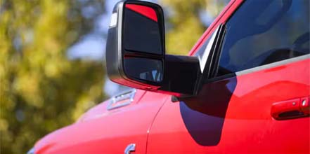 class-exclusive available power convex trailer tow mirrors