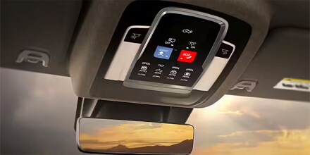 digital rearview mirror with tow mode