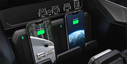 ram 1500 offers class-exclusive available dual wireless charging pads