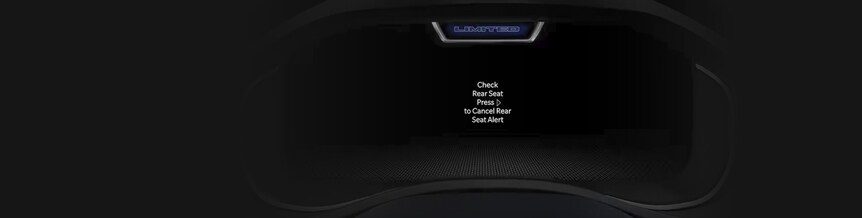 rear seat reminder alert