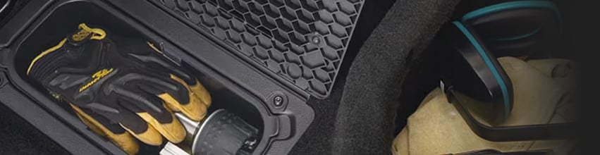 in-floor ram bins