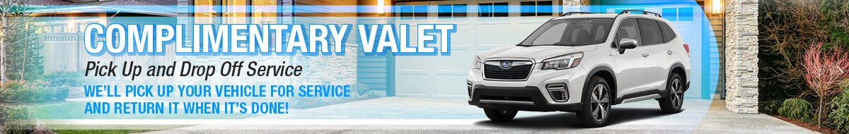 Complimentary Valet Service Banner