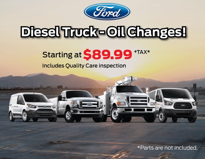 Ford diesel service coupons