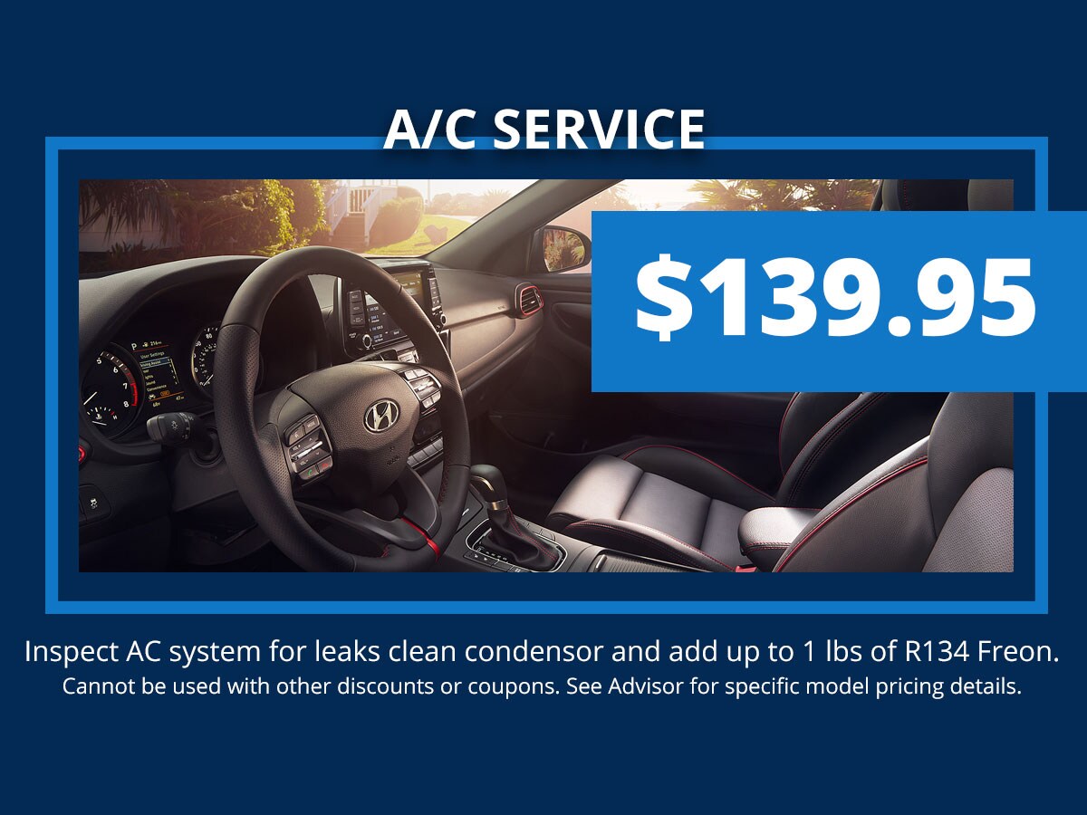Downey Hyundai Air Conditioning Service Special
