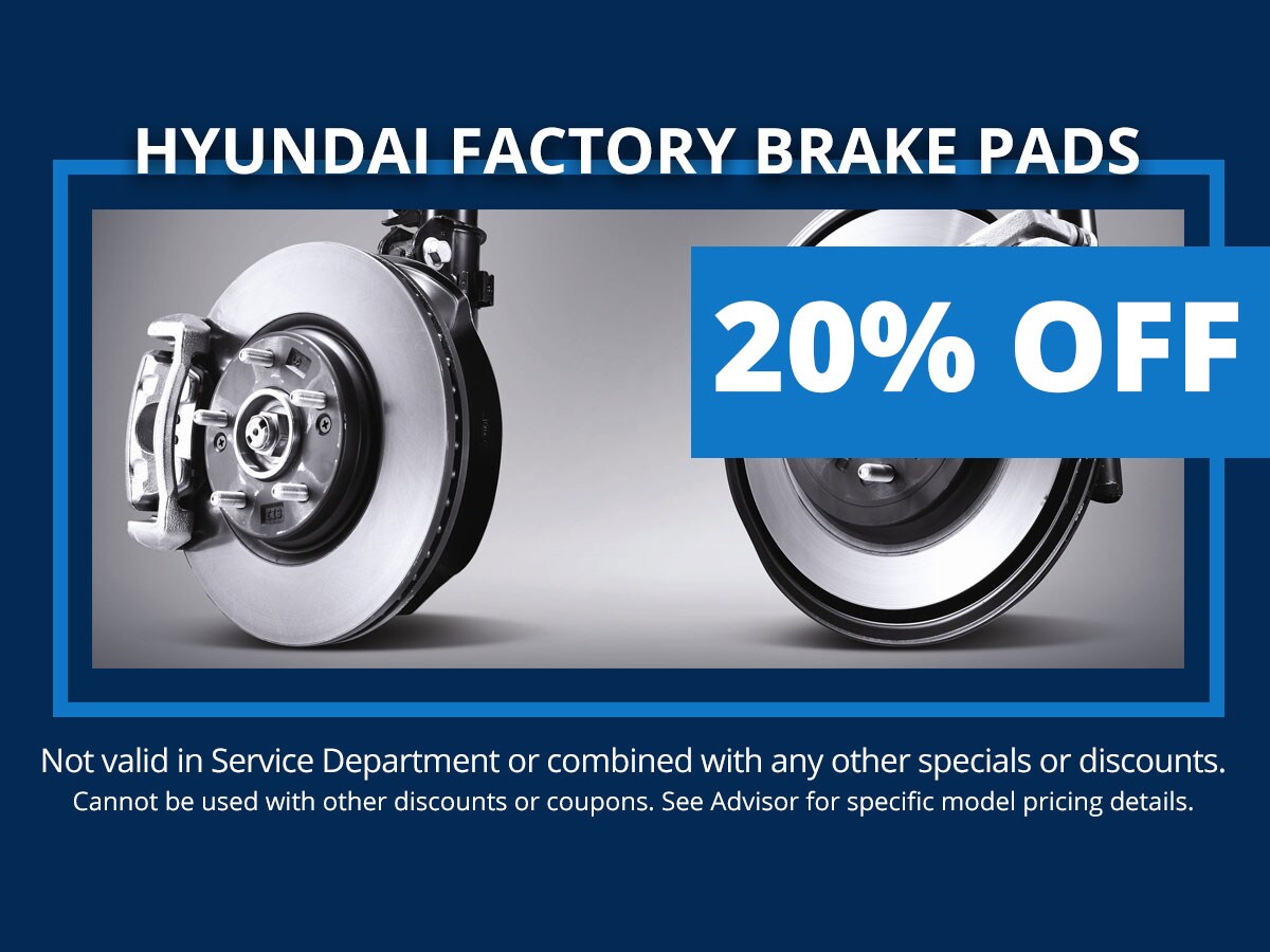 Hyundai Brake Pads Parts Special Discount Coupon
