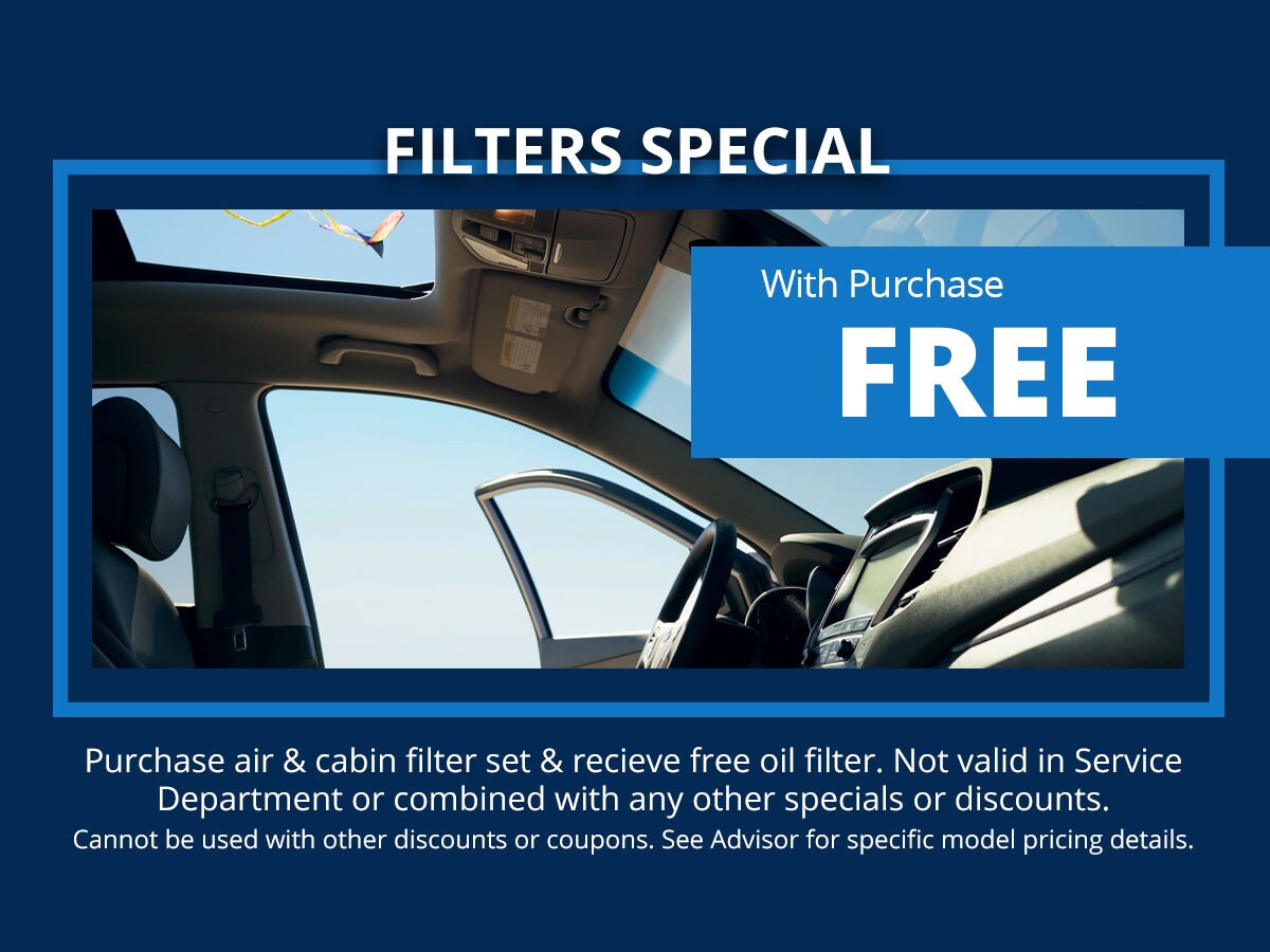 Downey Hyundai Cabin Air Filter Replacement Service Special