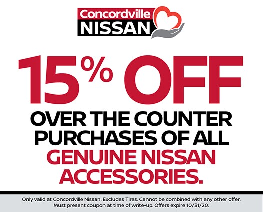 15% off Nissan Accessories