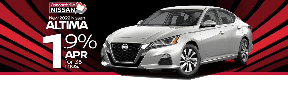 ALTIMA SPECIAL FROM CONCORDVILLE NISSAN