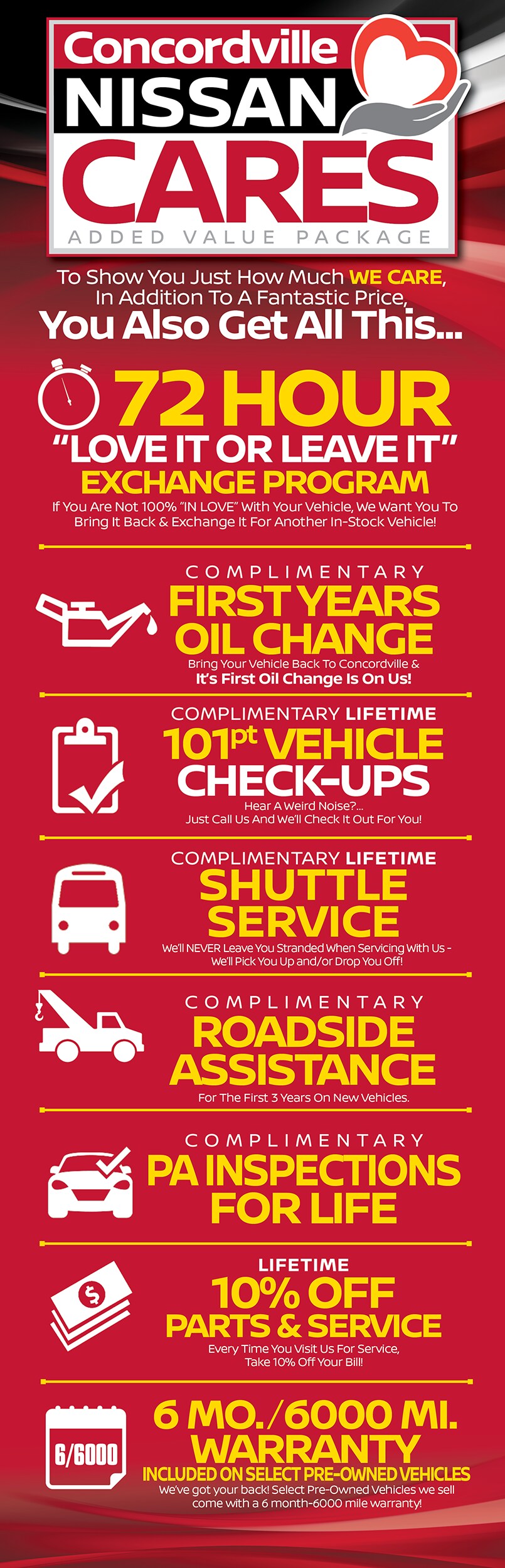 Extras You Get At Concordville Nissan Nissan Dealer Near Me