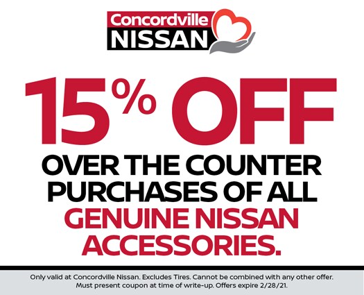 15% off Nissan Accessories