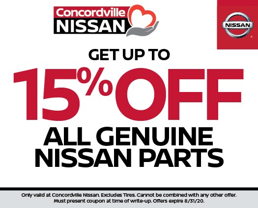 15 Percent Off Nissan Parts