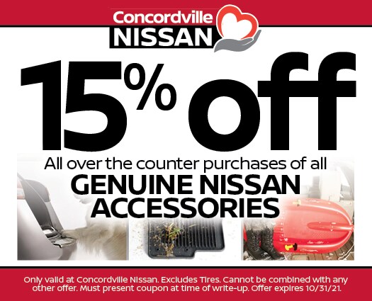 15% off Genuine Nissan Accessories
