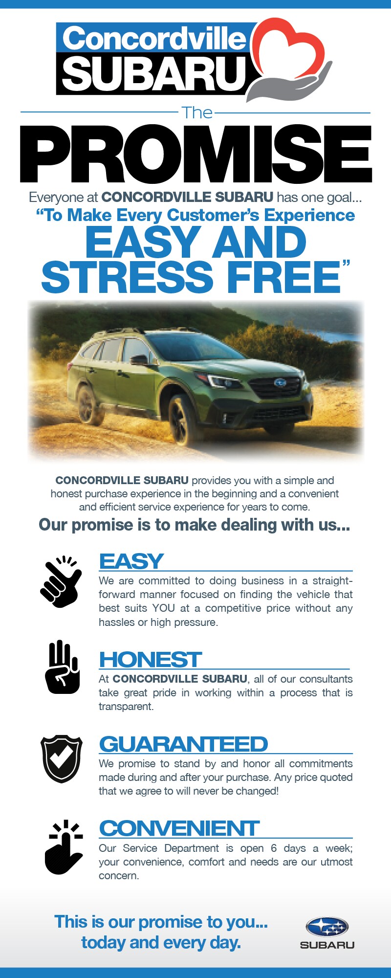 Concordville Subaru Promise
