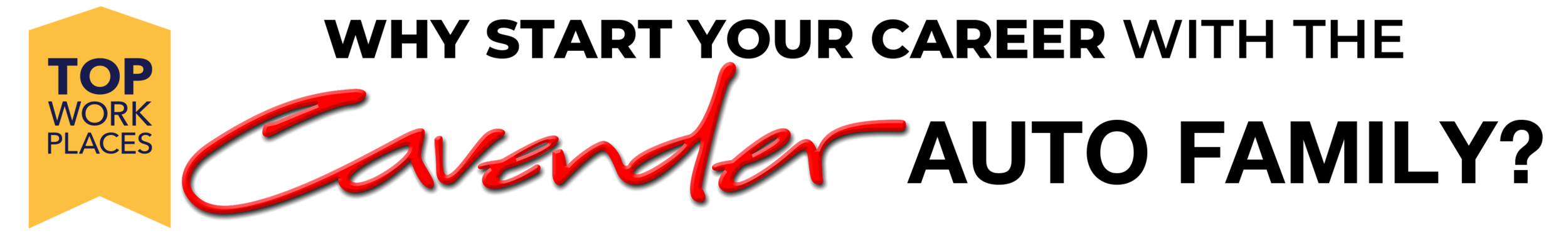 Why Start Your Career with the Cavender Auto Family
