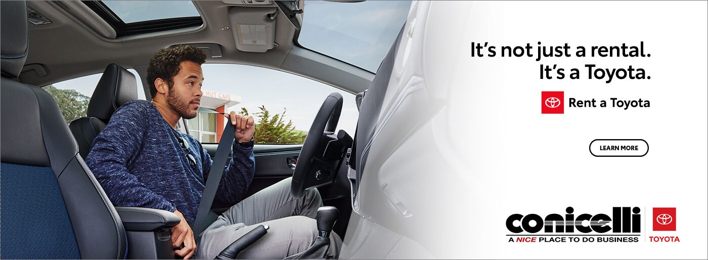 It's not just a rental, it's a Toyota! Click for more info...